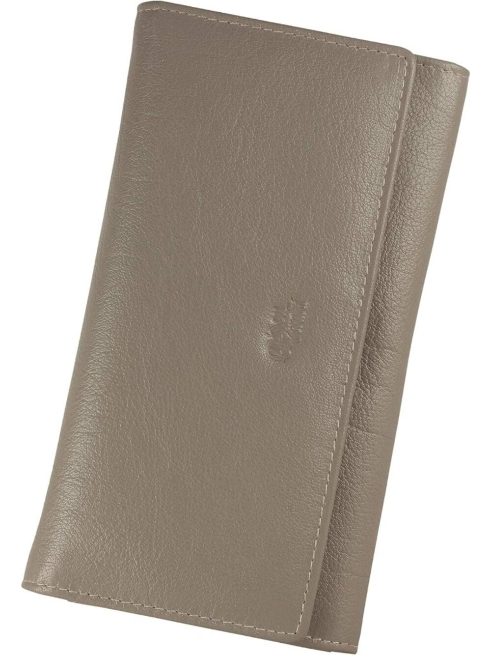Elegant Women's Leather Wallet, RFID Bifold Clutch, 17 Card Slots, Zip Pocket